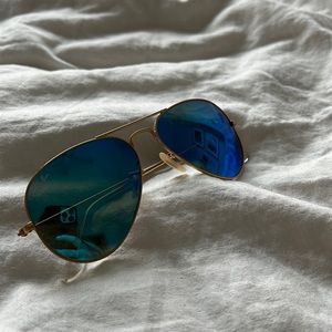 RAYBAN Aviator Blue Flash Lenses